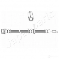 Удерживающий кронштейн тормозного шланга JAPANPARTS 8033001318098 tf2040 1499259 H8 LFW - Изображение 2