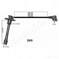 Высоковольтные провода зажигания, комплект JAPANPARTS IC-2 00 ic200 1485975 L76XXP - Изображение 2