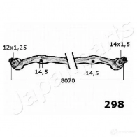 Рулевая тяга в сборе JAPANPARTS cr298 8033001030518 SMO JE 1479391 - Изображение 2