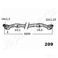 Рулевая тяга в сборе JAPANPARTS cr209 1479388 8033001030471 I561Z A - Изображение 2