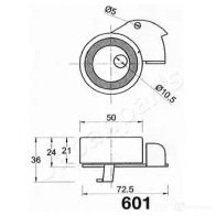 Натяжитель ремня ГРМ JAPANPARTS 1476668 be601 U6Q5 G 8033001014679 - Изображение 2