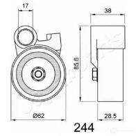 Натяжитель ремня ГРМ JAPANPARTS 1476525 M NLK21 8033001013849 be244 - Изображение 2