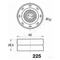 Натяжитель ремня ГРМ JAPANPARTS JX N3HU be225 1476509 8033001013672 - Изображение 2