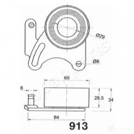 Натяжитель ремня ГРМ JAPANPARTS A472 F90 be913 8033001015140 1476727 - Изображение 2