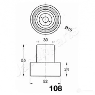 Натяжитель ремня ГРМ JAPANPARTS MLVN RDN be108 8033001013276 1476469 - Изображение 2