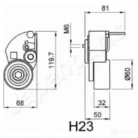 Натяжитель ремня ГРМ JAPANPARTS 1476755 AJOK 4CG beh23 8033001012729 - Изображение 2