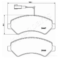 Рулевая тяга JAPANPARTS N71 JZ 1494671 8052553099897 rd261