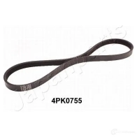 Приводной ремень, поликлиновой JAPANPARTS 8033001980905 dv4pk0755 4YG1 X3H 1482160