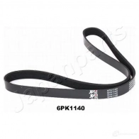 Приводной ремень, поликлиновой JAPANPARTS A4B1K 6F Honda Fit 2 (GD, GE) Хэтчбек 1.2 i-DSI (GD5, GE2) 78 л.с. 2002 – 2007 dv6pk1140 8033001974126