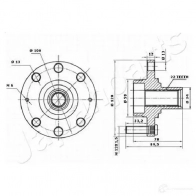 Ступица колеса JAPANPARTS 535 PZV 1488997 kk10018 8052553139074 - Изображение 3