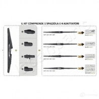 Щетка стеклоочистителя JAPANPARTS SSX30R 8033001799408 84 UXDE 1498941 - Изображение 2