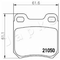 Тормозные колодки, комплект JAPKO 1437520926 41MM T 510403 - Изображение 2