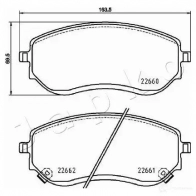 Тормозные колодки, комплект