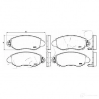 Тормозные колодки, комплект JAPKO 500323 VP0 TP 1438441451 - Изображение 2