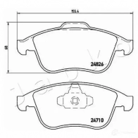 Тормозные колодки, комплект JAPKO K WHR5Z 500704 1438441671 - Изображение 2