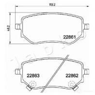 Тормозные колодки, комплект
