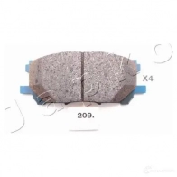 Тормозные колодки, комплект JAPKO 50209 8033001728941 NT JFKF 3235760 - Изображение 2