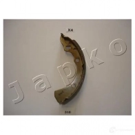 Барабанные тормозные колодки, комплект JAPKO 6VJ8 W 8033001577044 3236753 55316