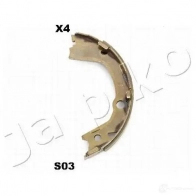 Тормозные колодки ручника, комплект JAPKO H7F0D5 V 8033001747959 3237021 55s03