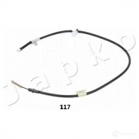 Трос ручника, стояночного тормоза JAPKO 8033001798791 3226907 131117 IOCT JSH - Изображение 2