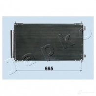 Радиатор кондиционера JAPKO B JDAE2 cnd193018 Honda CR-V 3 (RE) Кроссовер 2.2 i CTDi 4WD (RE6) 140 л.с. 2007 – 2025 8033001765946