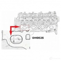 Головка блока цилиндров JAPKO jdh002s 4CH46 3250186 JDH002 S - Изображение 4