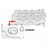 Головка блока цилиндров JAPKO JDH00 3S jdh003s 3250187 S0KV2Y - Изображение 4