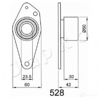 Натяжитель ремня ГРМ JAPKO 45528 8033001566321 3234363 Z07 I4 - Изображение 2