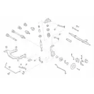 Подвеска колеса DELPHI 7 A4D68J FAW AUDI-14862-F U3UXFL