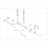 Подвеска колеса DELPHI FAW 1C WUGUT 6CNRD AUDI-15071-R