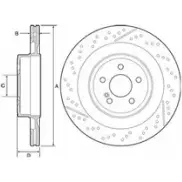 Тормозной диск DELPHI X PMA7 Mercedes CLS (X218) 2 Универсал 5.5 CLS 63 AMG (2174) 558 л.с. 2013 – 2025 BG9118