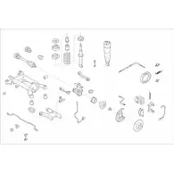 Подвеска колеса DELPHI BMW-14679-R 07XMH EFZC4 ZC Tank