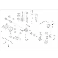 Подвеска колеса DELPHI BMW-15267-R PGVXNK O Tank DYP4LN9
