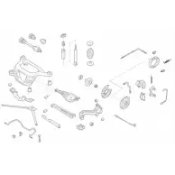 Подвеска колеса DELPHI 9VRM PTE BMW-17440-R WCWEH48 FAW
