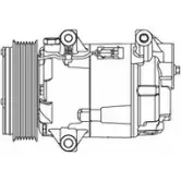 Компрессор кондиционера DELPHI C4KRW QO CS20430 Renault Scenic 2 (JM) 2003 – 2009