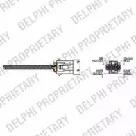 Лямбда зонд, кислородный датчик DELPHI ES11042-12B1 ES1104 2 6CS51 Volvo