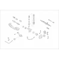 Подвеска колеса DELPHI Isuzu JT NCR ZH8N7E FORD-01343-F