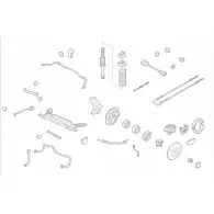 Подвеска колеса DELPHI FORD-03887-R FB EEWJ0 Isuzu R4VGK
