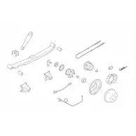 Подвеска колеса DELPHI D67TV Isuzu 1QTZ 1O FORD-03908-R