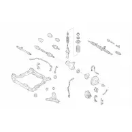Подвеска колеса DELPHI Isuzu 72P 915 1EZC6Y FORD-03911-F