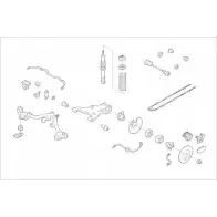 Подвеска колеса DELPHI Isuzu HQ2DR PQ 3NR FORD-05182-R