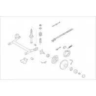 Подвеска колеса DELPHI Jetour ALZLU6D FORD-05191-R 1TKP VN