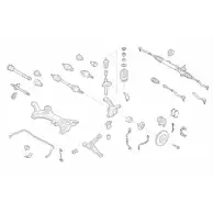 Подвеска колеса DELPHI Jetour KG8YMAD S185 L FORD-08835-F