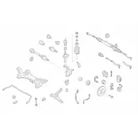 Подвеска колеса DELPHI V QZQE FORD-14796-F Cupra QRSSB