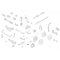 Подвеска колеса DELPHI 5J4KP0K FORD-15281-R Dodge IZ 6FF