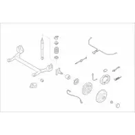 Подвеска колеса DELPHI P KRCX 0K2D4 FORD-17703-R Dodge
