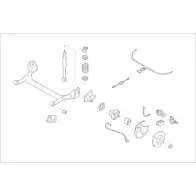 Подвеска колеса DELPHI FORD-18499-R 22QDKW PN 0AKI Suzuki