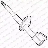 Амортизатор DELPHI L2 2IB K03769613 RABV57L Peugeot