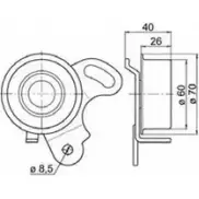 Комплект ремня ГРМ DELPHI 14KDGC0 KDB130 943418 4JJN GY