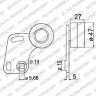 Комплект ремня ГРМ DELPHI KDB146 943432 M7DE S NA1BBW